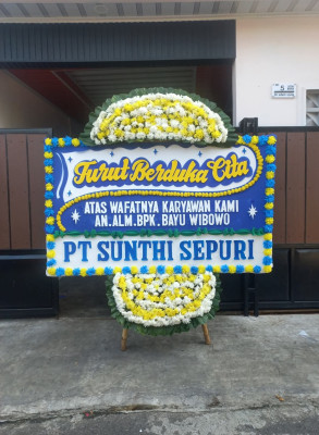 Papan Bunga Duka di Cikutra